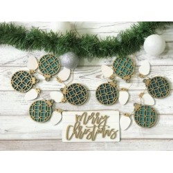 Christmas Banner Ornament Christmas Banner Ornament