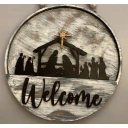 Welcome Insert-Away in a Manger Welcome Insert-Away in a Manger