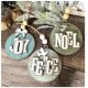 Joy, Peace and Noel Christmas Ornaments