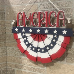 American Flag Bunting 